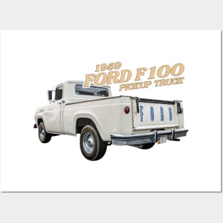 1959 Ford F100 Pickup Truck Posters and Art